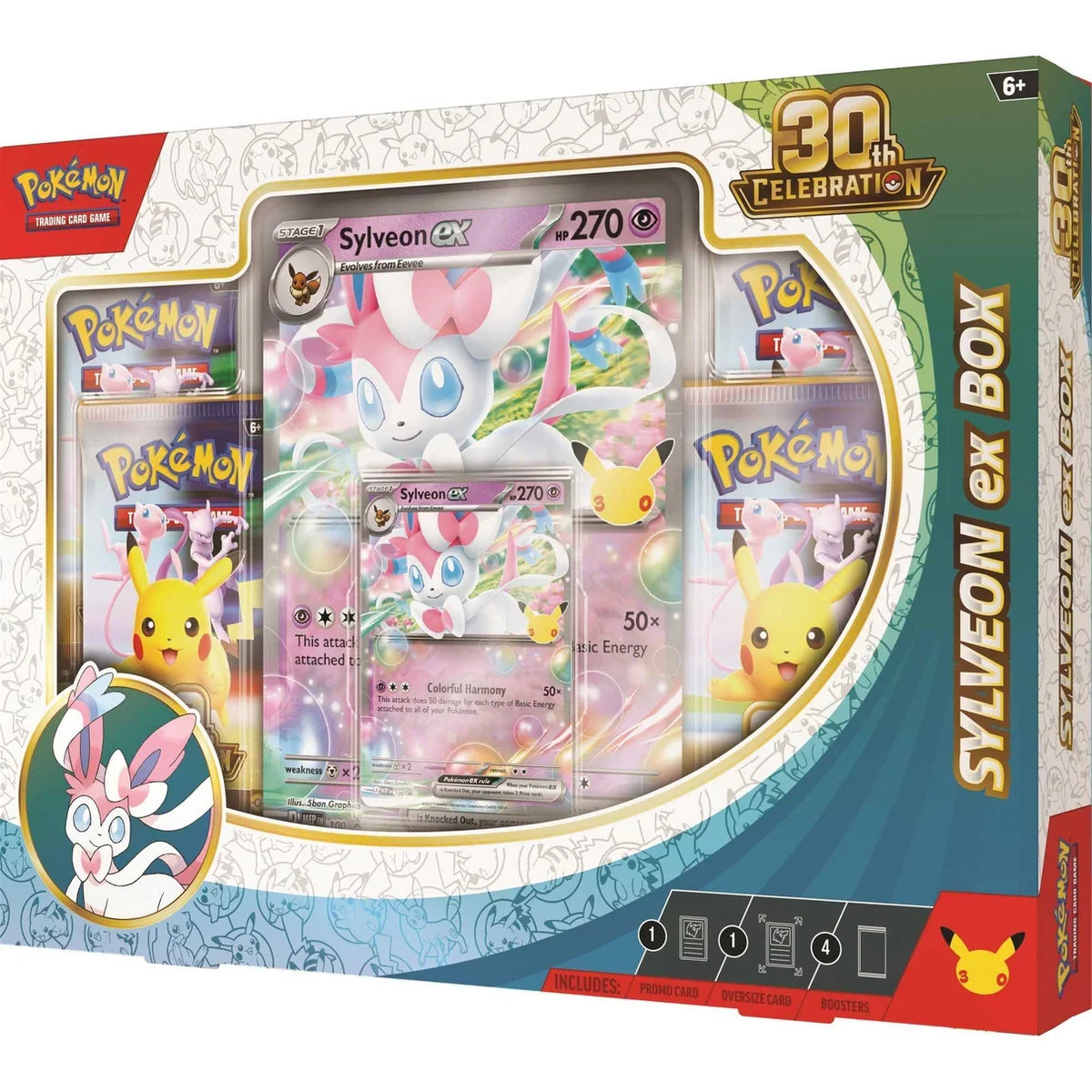 Pokemon TCG: 30th Celebration ex Box Sylveon
