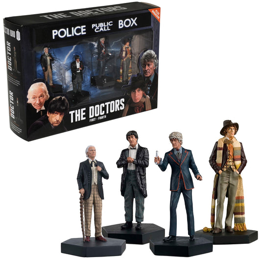 Doctor Who The Doctors (First, Fourth) Figurine Box Set