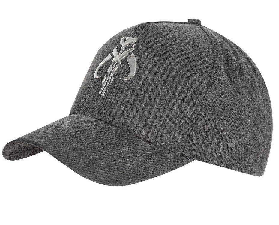 Star Wars The Mandalorian Silver Crest Snapback Cap