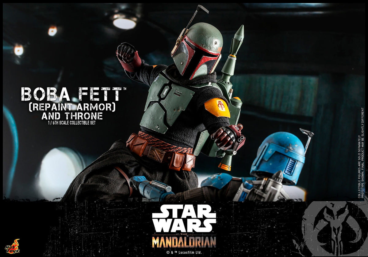 Star Wars: The Mandalorian Boba Fett (Repaint Armor) 1/6 Scale Figure Special Edition (30 cm)