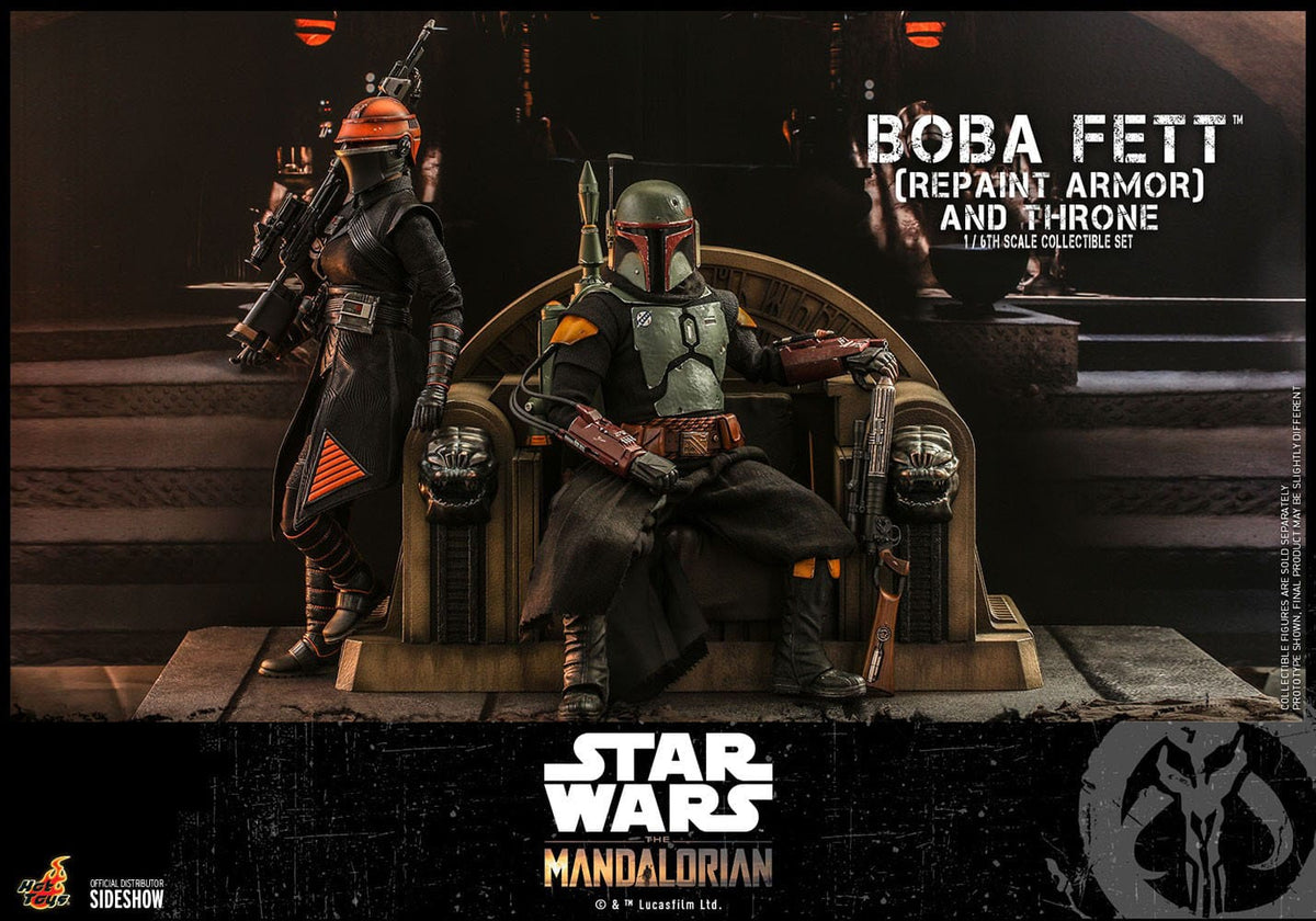 Star Wars: The Mandalorian Boba Fett (Repaint Armor) 1/6 Scale Figure Special Edition (30 cm)