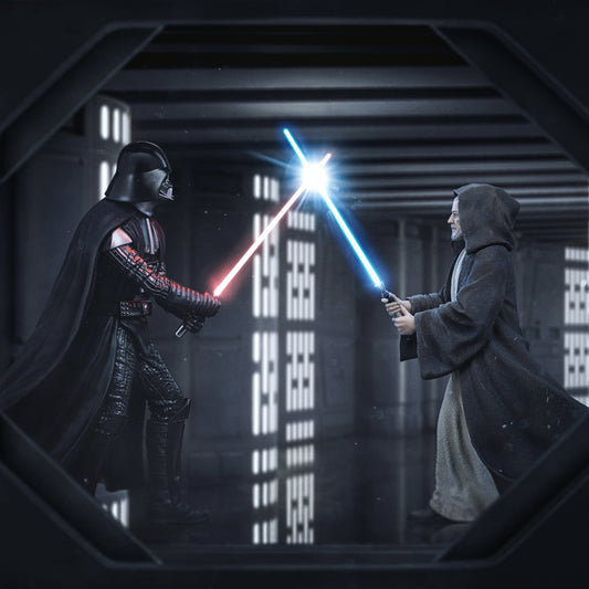 Star Wars Darth Vader vs Obi-Wan Kenobi 1/10 Deluxe Art Scale Statue CCXP 2025 Exclusive (24 cm)