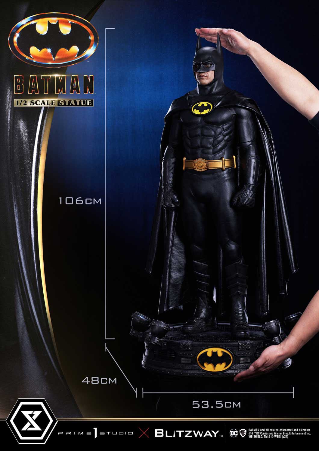 Batman 1989 Museum Masterline 1/2 Scale Statue (106 cm)