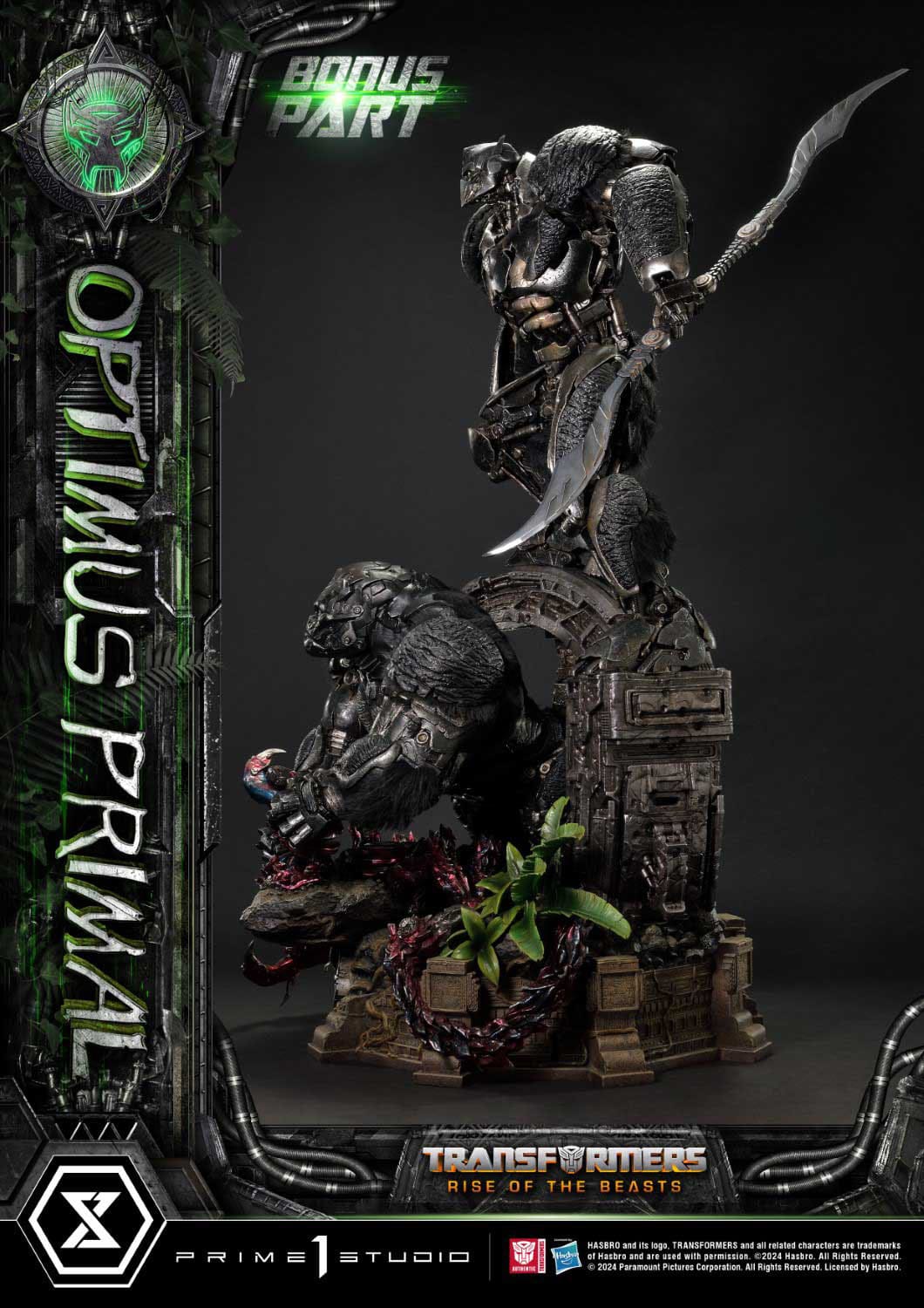 Transformers: Rise of the Beasts Museum Masterline Statue Optimus Primal Ultimate Bonus Version (72 cm)
