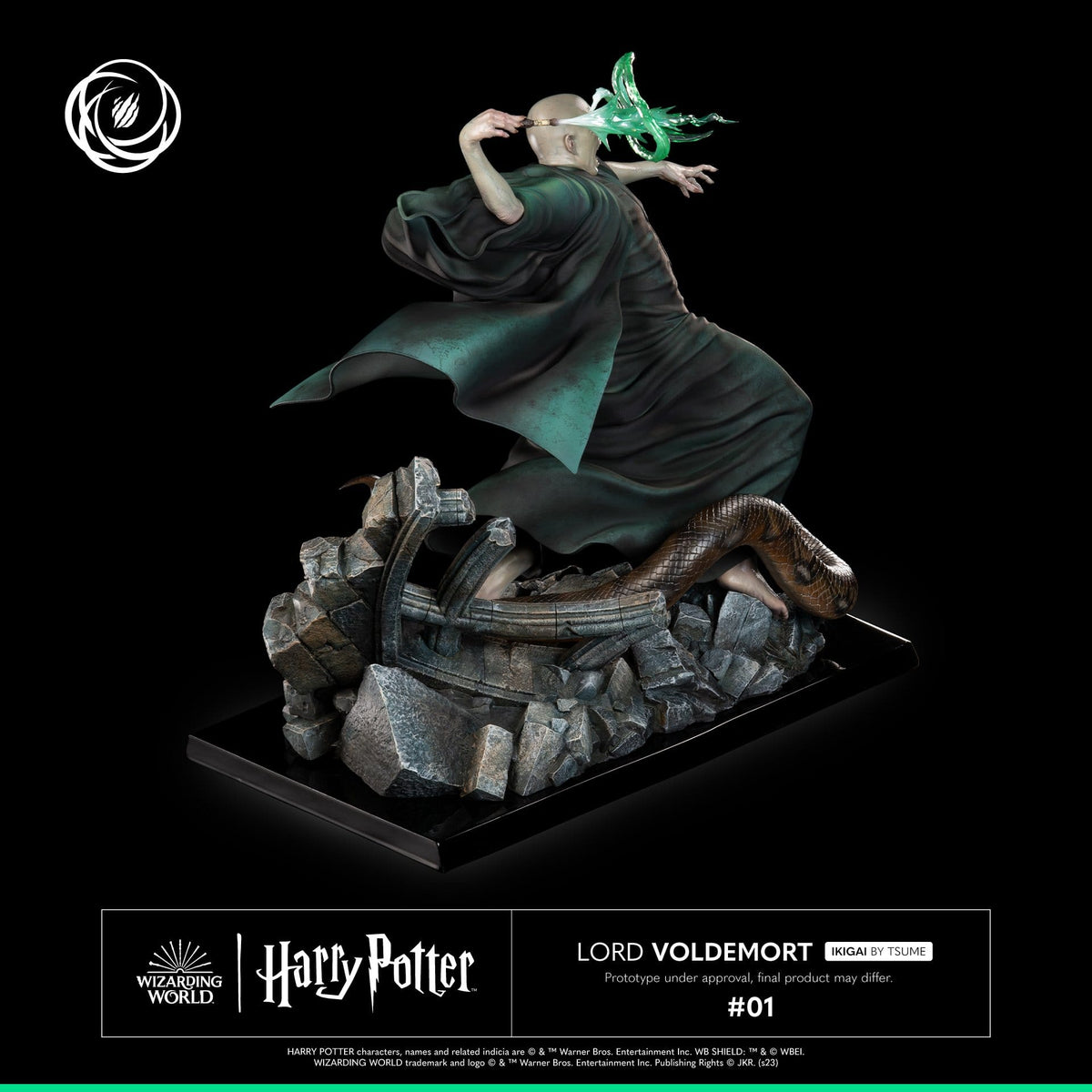 Harry Potter Lord Voldemort IKIGAI 1/6 Statue (32 cm)