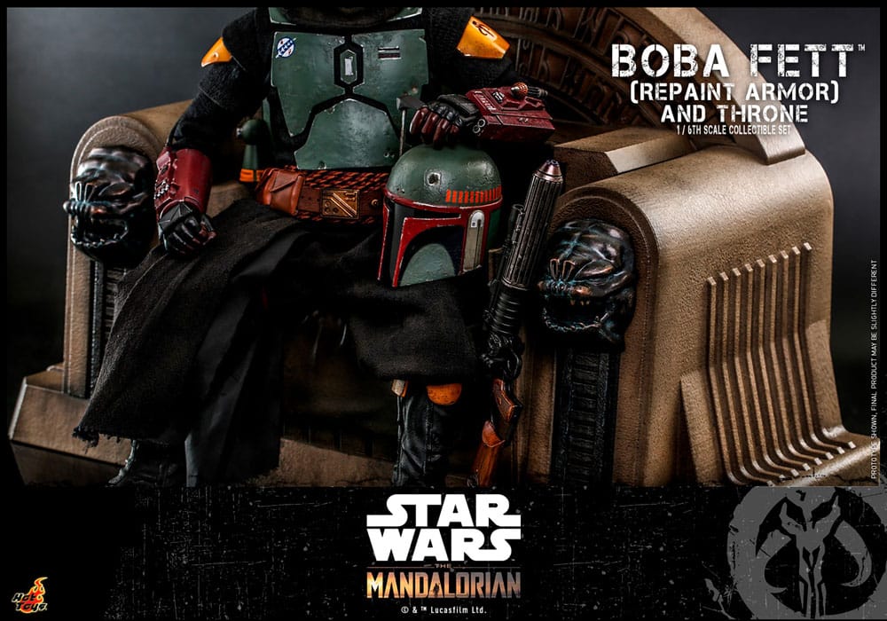 Star Wars: The Mandalorian Boba Fett (Repaint Armor) 1/6 Scale Figure Special Edition (30 cm)