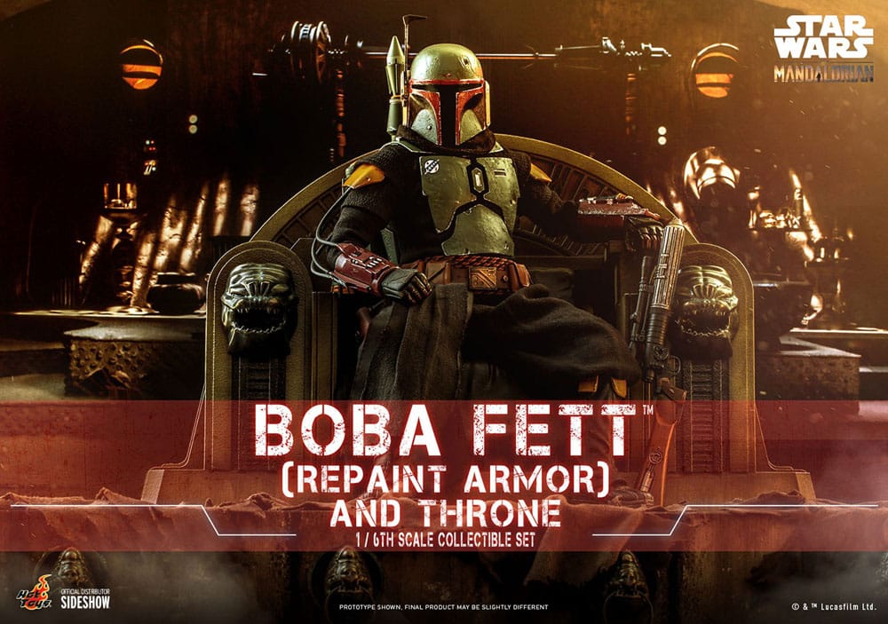 Star Wars: The Mandalorian Boba Fett (Repaint Armor) 1/6 Scale Figure Special Edition (30 cm)
