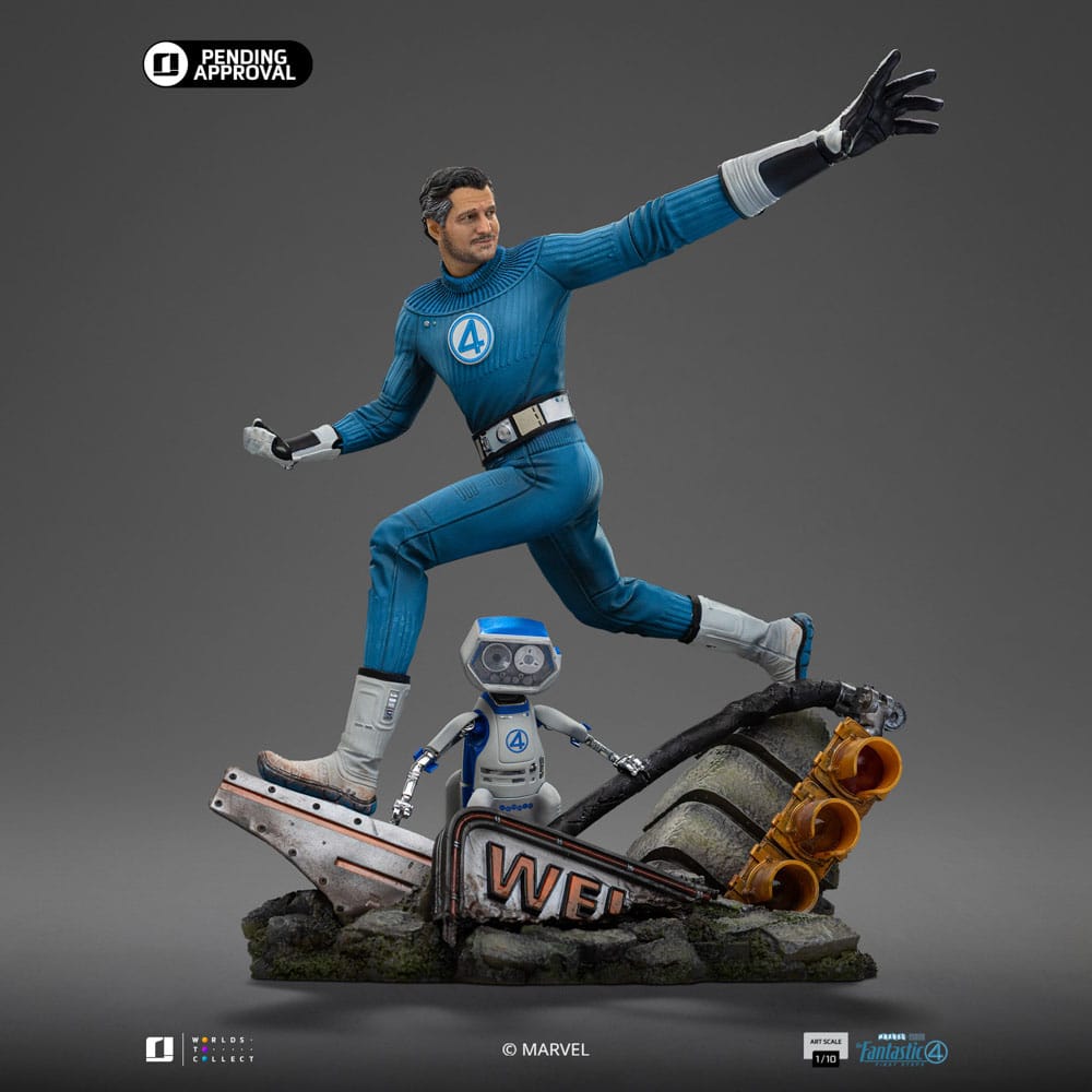 The Fantastic Four: First Steps Mr. Fantastic & H.E.R.B.I.E. 1/10 Art Scale Statue (26 cm)