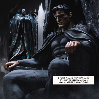 DC Comics Batman & Bruce Wayne 1/4 Legacy Replica Statue (79 cm)