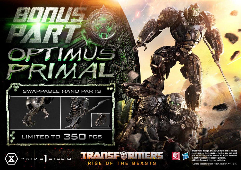 Transformers: Rise of the Beasts Museum Masterline Statue Optimus Primal Ultimate Bonus Version (72 cm)