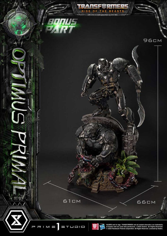 Transformers: Rise of the Beasts Museum Masterline Statue Optimus Primal Ultimate Bonus Version (72 cm)